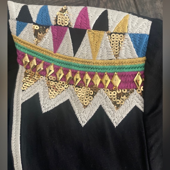 SASS & BIDE PEEK BOO SILK EMBELLISHMENTS BLACK JACKET SZ EURO 40 AUS/UK 10 US 6 - Picture 5 of 11